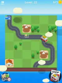 Road Trip FRVR - Hubungkan Jalan Puzzle Mobil Screen Shot 7