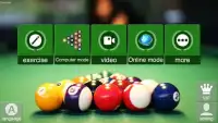 8-Ball Poolbillards 2018 - kostenloses spiel Screen Shot 0