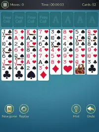 FreeCell Solitaire - card game Screen Shot 7