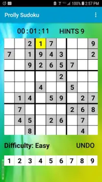 Prolly Sudoku Screen Shot 1