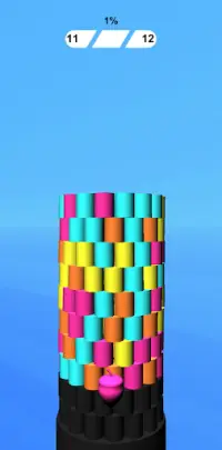 3D Tower Crash Fall Screen Shot 0