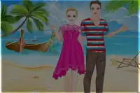 Sunshine Honeymoon Couple Dress Up Game Screen Shot 7