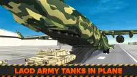 Army Cargo Plane Airport 3D Screen Shot 1
