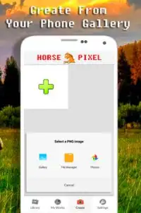 Horse Cartoon Color By Number - Pixel Art Screen Shot 6