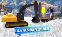 Snow Excavator Rescue Sim 3D Screen Shot 4