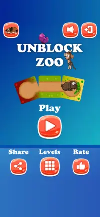 Unblock Animals Zoo Slide Tile Puzzle Screen Shot 0