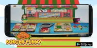 Burger Funny: Cook, Prepare Hamburgers Bar Screen Shot 4