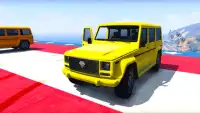 Superheroes Fast Highway Racing: Jeep Games Screen Shot 2