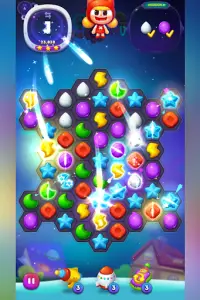 Star Chasers : Hexa Match 3 Game Screen Shot 6