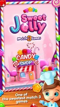 Sugar Jelly Match 3 Games Screen Shot 0