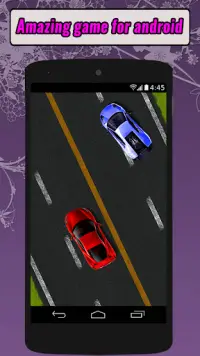 2 Cars racing Screen Shot 1