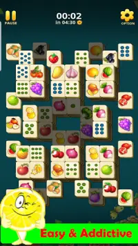 Mahjong - Fruits Solitaire Screen Shot 2