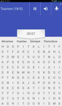 Word Search Puzzle Screen Shot 1