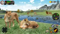 Leeuwenfamilie Simulator Spel Screen Shot 3