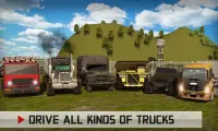 Off-road Büyük kamyon sürücü Screen Shot 3