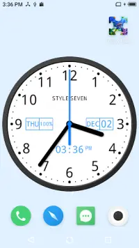 Light Analog Clock-7 Screen Shot 4