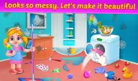 Baby Doll House Clean - Princess Home Cleanup Game Screen Shot 9