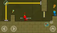 Red and Blue Stickman : Animation Parkour Screen Shot 15
