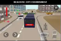 Police Bus City Driver Screen Shot 3