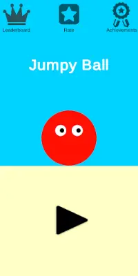 JUMPY BALL—Vertical Flappy Game Screen Shot 0