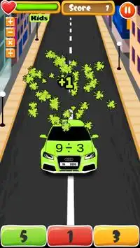 Car Math - a math game Screen Shot 1