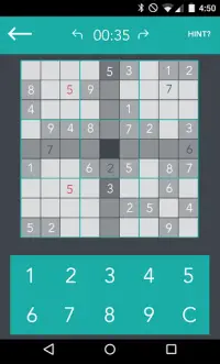 Touch Sudoku Free Screen Shot 2