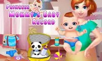 Princess Mommy's Baby Record Screen Shot 0