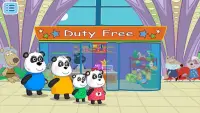 Profesi bandara: Permainan anak-anak dengan Panda Screen Shot 5