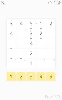 Futoshiki 101 - Sudoku-style number puzzle game Screen Shot 8