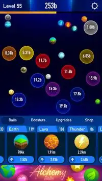 idle balls alchemy: idle tapping games Screen Shot 1