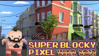 Super Blocky Pixel War 2017 Screen Shot 0