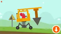 공룡 채굴기 2 - 아동용 트럭 시뮬레이터 게임 Screen Shot 1