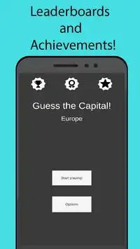 Capital Quiz - Europe Screen Shot 1