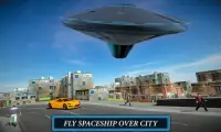 Alien Flying UFO Simulator Space Ship Attack Earth Screen Shot 4