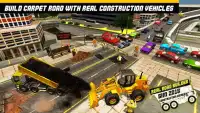Real Road Builder Sim 2018: Construction Games Screen Shot 4