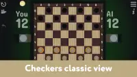 Checkers for two player Screen Shot 0