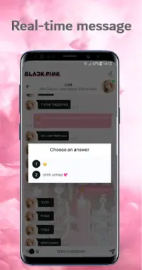 Blackpink Chat! Messenger Simulator Screen Shot 3