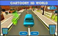 City Cartoon Car Racer Screen Shot 1