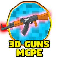 3D Gun Mod Minecraft PE