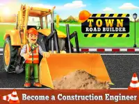 Real Road Construction Simulator - Bagger Spiele Screen Shot 4
