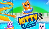 Kitty Pool Slide Fun Screen Shot 5
