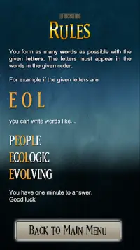 LetterSpotting - Word Game Screen Shot 3