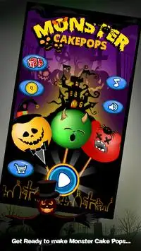 Monster Cake Pop Halloween Screen Shot 7