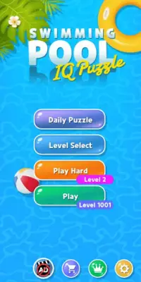 IQ Puzzles Swimming Pool Screen Shot 0