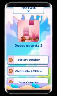 DESCENDANTS 2 Piano Tiles Screen Shot 0