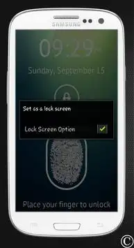 Fingerprint Lockscreen Prank Screen Shot 10