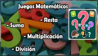 Juegos Matemáticos Screen Shot 0