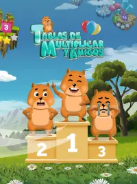 Tablas de multiplicar - Juegos gratis para niños Screen Shot 9