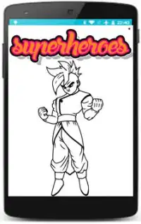 Superheroes coloring pages for kids Screen Shot 3