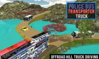 Camión transporte buses policí Screen Shot 3